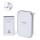 Aigostar - Campanello wireless con spina integrata 230V/12V IP44 bianco
