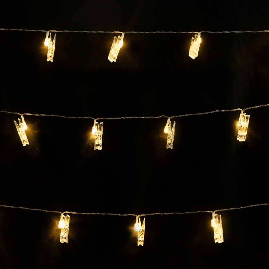 Aigostar - Catena decorativa a LED 80xLED/5W/USB 13 m bianco caldo