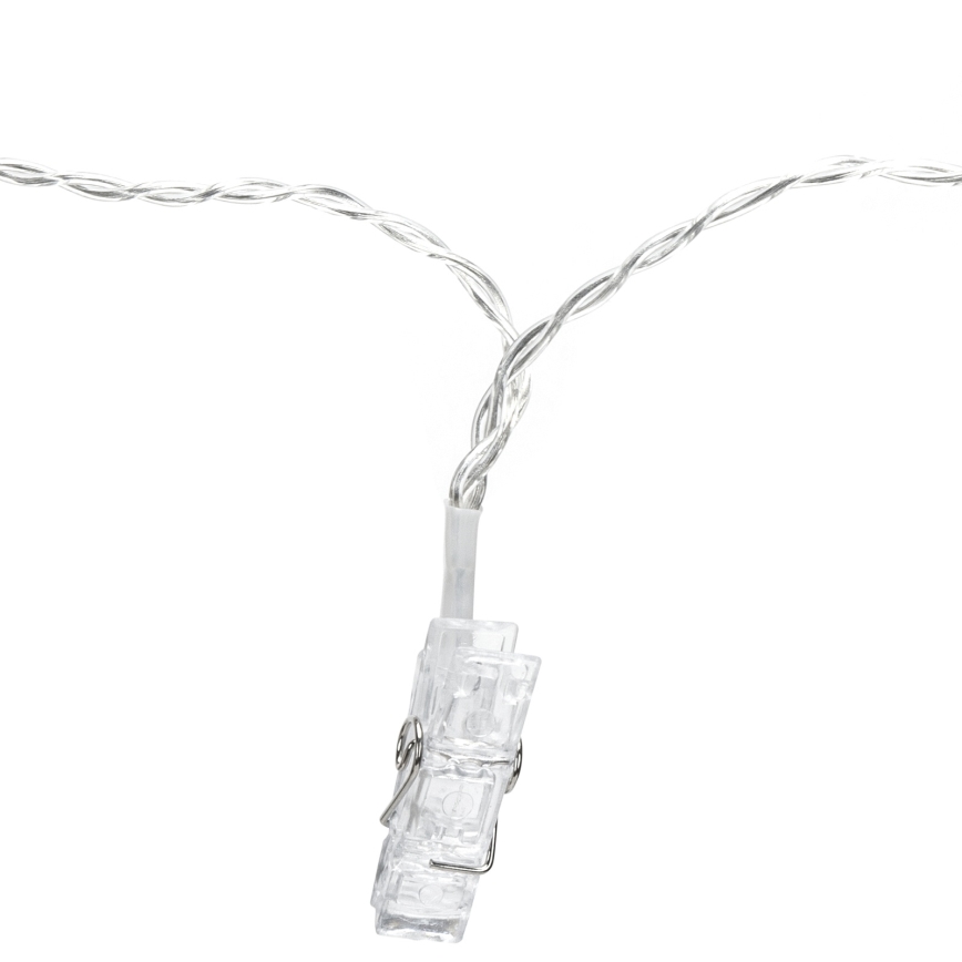 Aigostar - Catena decorativa a LED 80xLED/5W/USB 13 m bianco caldo