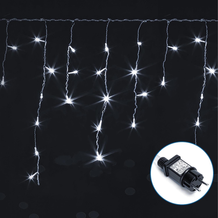 Aigostar - Catena decorativa da esterno LED 75xLED/6W/230V 15x0,6m IP44 bianco freddo