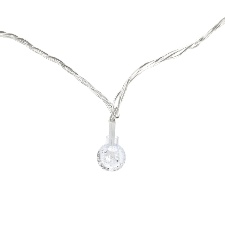 Aigostar - Catena LED natalizia da esterno 100xLED/8 funzioni 13m IP44 bianco caldo