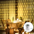 Aigostar - Catena LED natalizia da esterno 100xLED/8 funzioni 4,5x1,5m IP44 bianco caldo