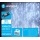 Aigostar - Catena LED natalizia da esterno 100xLED/8 funzioni 4x1m IP44 bianco freddo