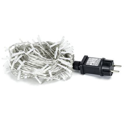 Aigostar - Catena LED natalizia da esterno 150xLED/8 funzioni 18m IP44 bianco freddo