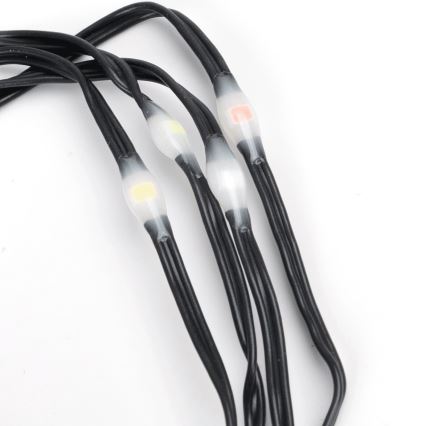 Aigostar -Catena LED natalizia da esterno 150xLED/8 funzioni 3xAA 15,3m IP44 multicolore