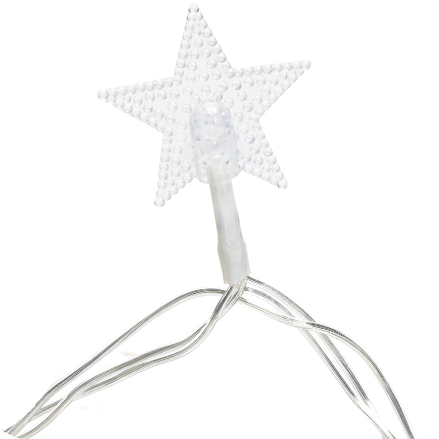 Aigostar - Catena LED natalizia da esterno 50xLED/8 funzioni 8m IP44 bianco caldo