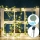 Aigostar - Catena LED solare 50xLED/7m IP65 bianco caldo eucalipto
