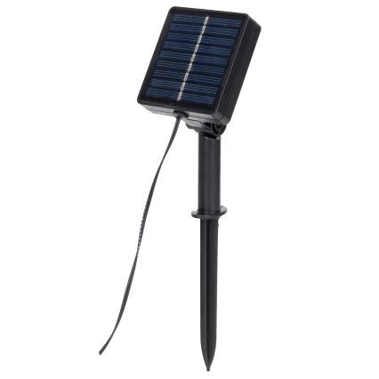 Aigostar - Catena LED solare 50xLED/7m IP65 bianco caldo eucalipto