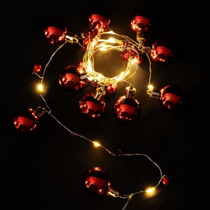 Aigostar - Catena luminosa a LED 20xLED/3xAA 2m bianco caldo