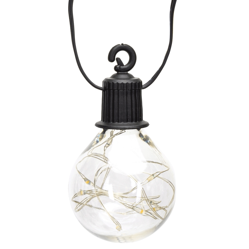 Aigostar - Catena luminosa decorativa LED da esterno 160xLED 10m IP44 bianco caldo