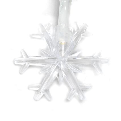 Aigostar - Catena luminosa LED 20xLED/3xAA, 3,3 m, fiocchi di neve