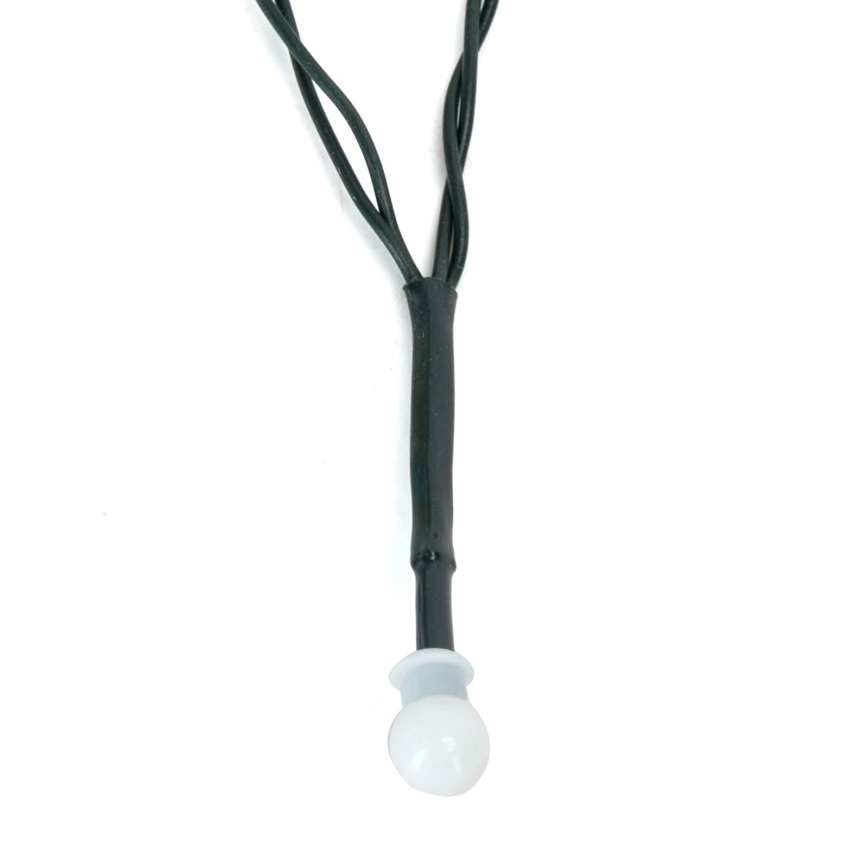 Aigostar - LED Catena luminosa natalizia da esterno 100xLED/8 funzioni 3xAA 10,3m IP44 bianco caldo