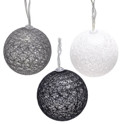 Aigostar - Catena luminosa LED di Natale 10xLED/3xAA 2m bianco caldo