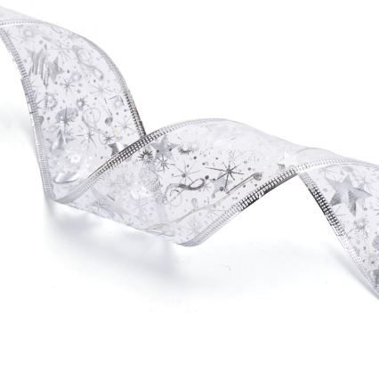 Aigostar - Catena luminosa LED natalizia 50xLED/3xAA 5 m bianco caldo argento