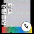 Aigostar - Catena luminosa natalizia a LED da esterno 192xLED/8 funzioni 4,5x1,2m IP44 multicolore