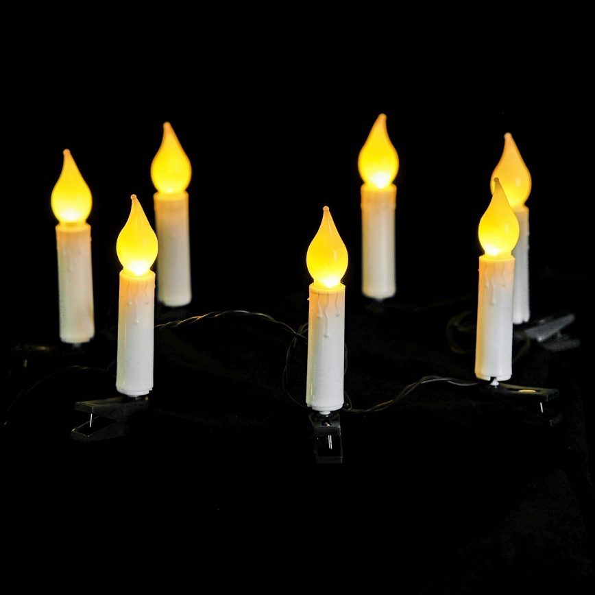 Aigostar - Luci natalizie a LED 25xLED/3xAA, 5 m, bianco caldo