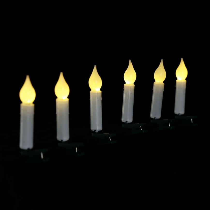 Aigostar - Luci natalizie a LED 25xLED/3xAA, 5 m, bianco caldo