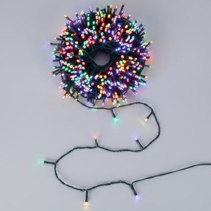 Aigostar - Catena luminosa natalizia LED da esterno 1000xLED/8 funzioni 103m IP44 multicolore