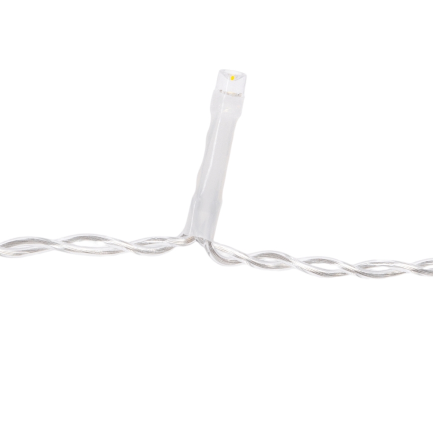 Aigostar - Catena luminosa natalizia LED da esterno 120 LED/8 funzioni 3,9x1,2m IP44 multicolore