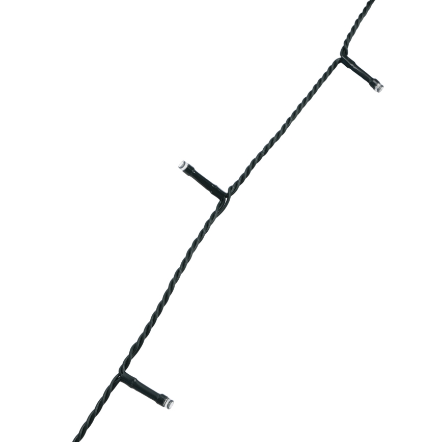 Aigostar - Catena luminosa natalizia LED da esterno, 150 LED, 8 funzioni, 18 m, IP44, bianco freddo