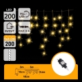 Aigostar - Catena luminosa natalizia LED da esterno 200xLED 8x0,6m IP44 bianco caldo