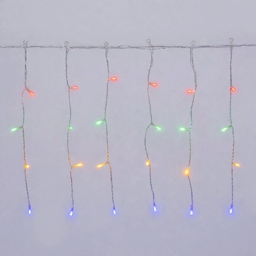 Aigostar - Catena luminosa natalizia LED da esterno 300 LED/8 funzioni 18x0,4 m IP44 multicolore