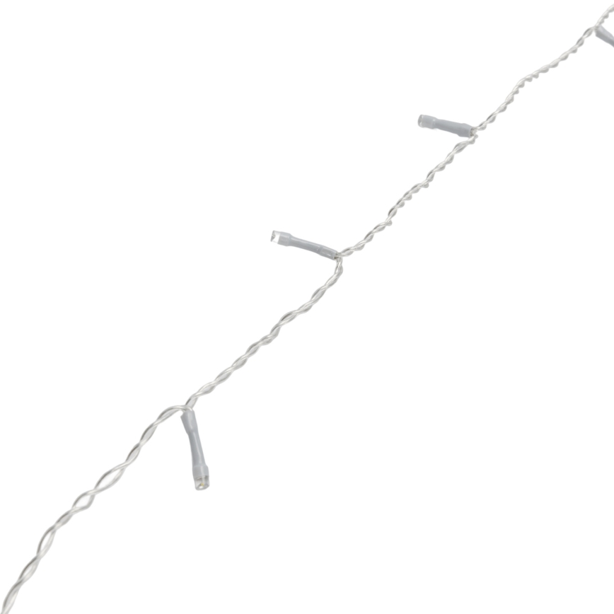 Aigostar - Catena luminosa LED da esterno per Natale 150 LED/6W/230V/8 funzioni 1,5x1m IP44 bianco freddo + telecomando