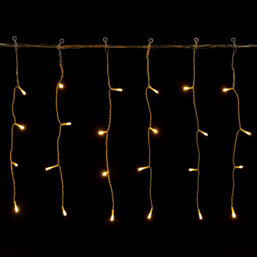 Aigostar - Catena luminosa natalizia LED per esterni 300xLED/8 funzioni 15x0,4 m IP44 bianco caldo