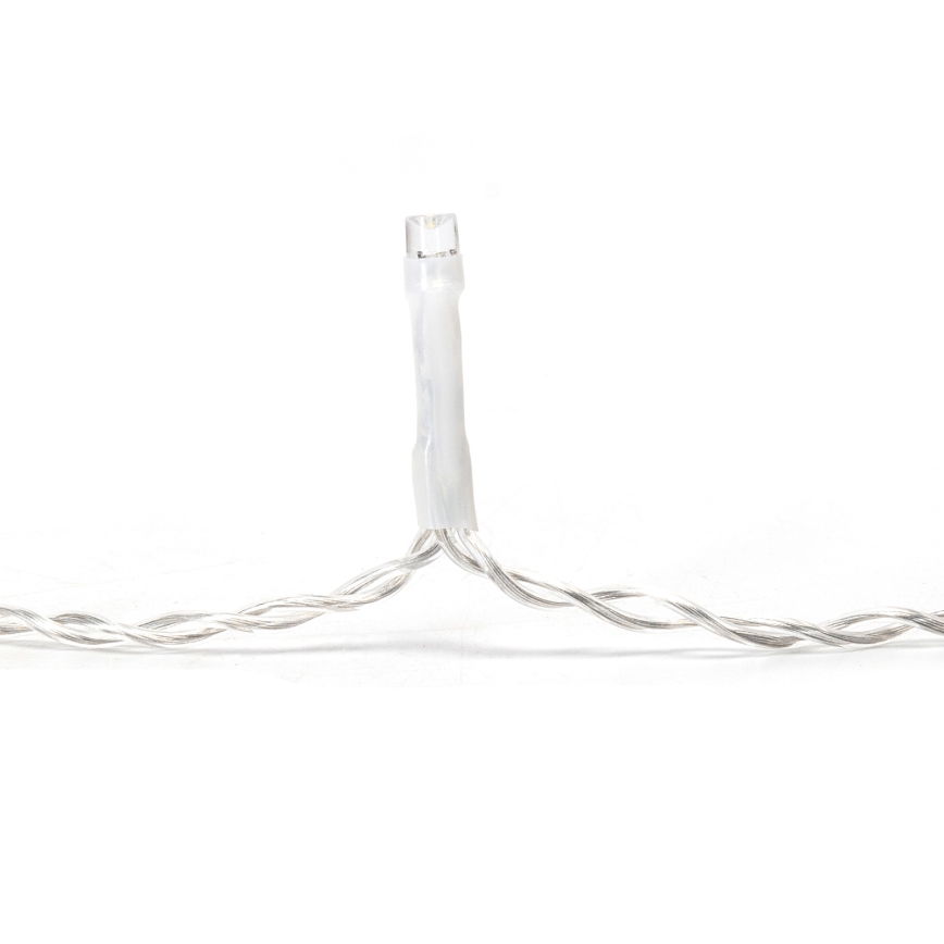 Aigostar - Catena luminosa natalizia LED per esterni 300xLED/8 funzioni 15x0,4 m IP44 bianco caldo