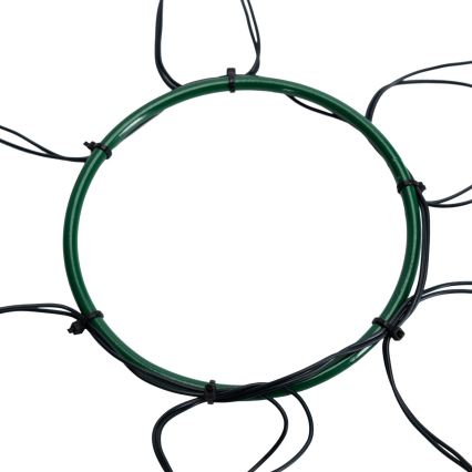 Aigostar - Catena luminosa natalizia per esterni, 108 LED / 8 funzioni, 3x AA, 1,8 m, IP44, bianco caldo