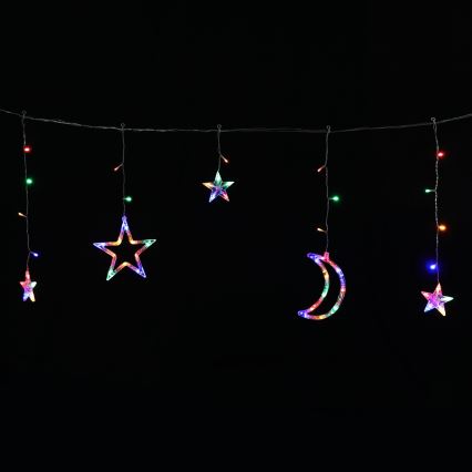 Aigostar - Catena luminosa solare a LED per Natale 120xLED/8 funzioni 3x0,6 m 500 mAh IP65 multicolore