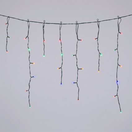 Aigostar - Catena luminosa solare natalizia LED 100xLED/8 funzioni 8x0,6m 800 mAh IP65 multicolore
