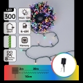 Aigostar - catena luminosa solare LED per Natale 300xLED/8 funzioni 32m IP65 multicolore 1200 mAh