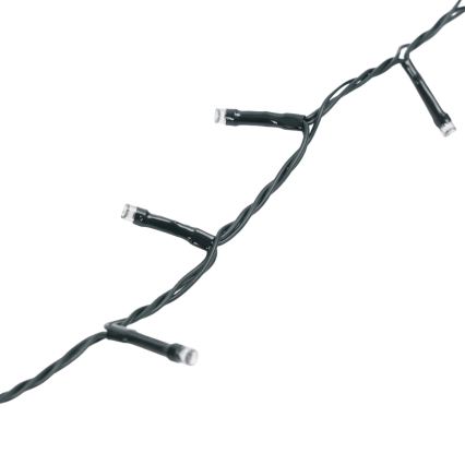 Aigostar - Catena natalizia LED da esterno 50xLED/8 funzioni 8m IP44 bianco caldo