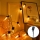 Aigostar - Catena natalizia solare a LED 10xLED/6,5m IP65 bianco caldo