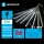 Aigostar - Catena natalizia solare a LED 192xLED/8m IP65 bianco freddo