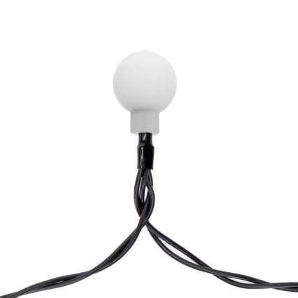 Aigostar - Catena decorativa solare LED 50xLED/8 funzioni 12m IP65 800 mAh bianco caldo