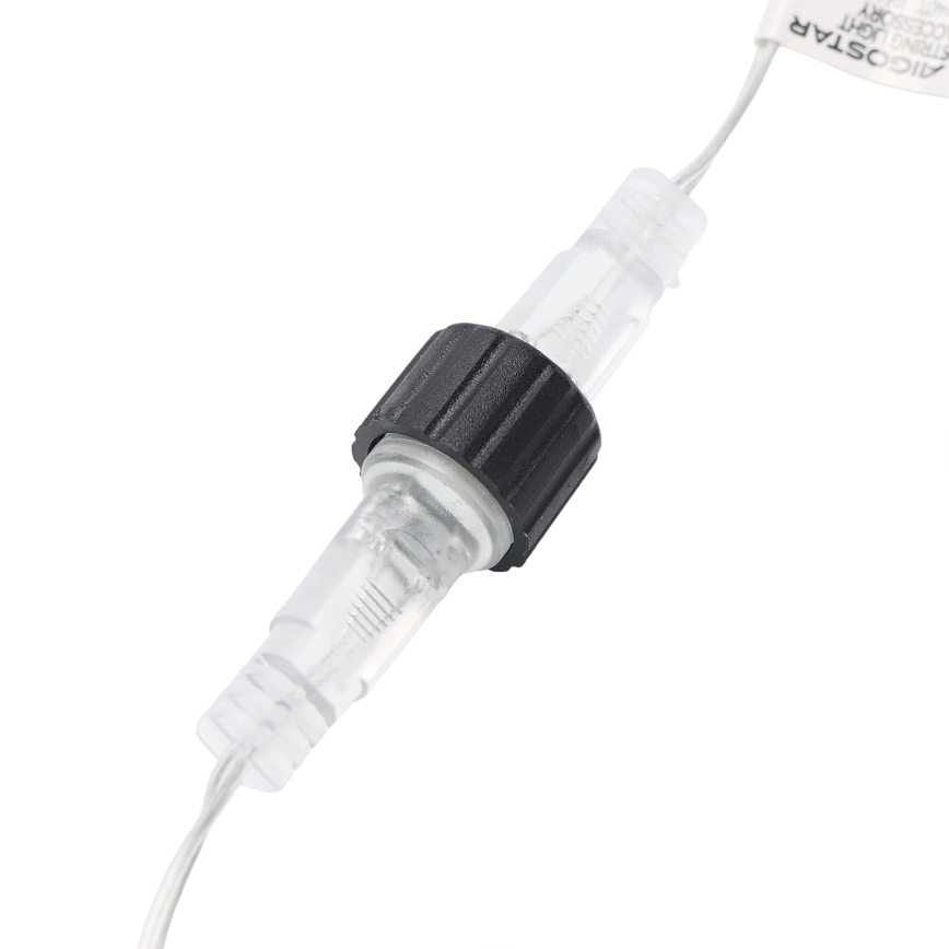 Aigostar - Cavo di prolunga da esterno per catene luminose 5 m IP44 trasparente