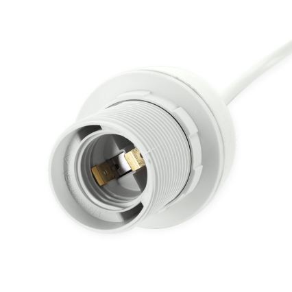Aigostar - Cordon d'alimentation 1xE27/60W/250V blanc