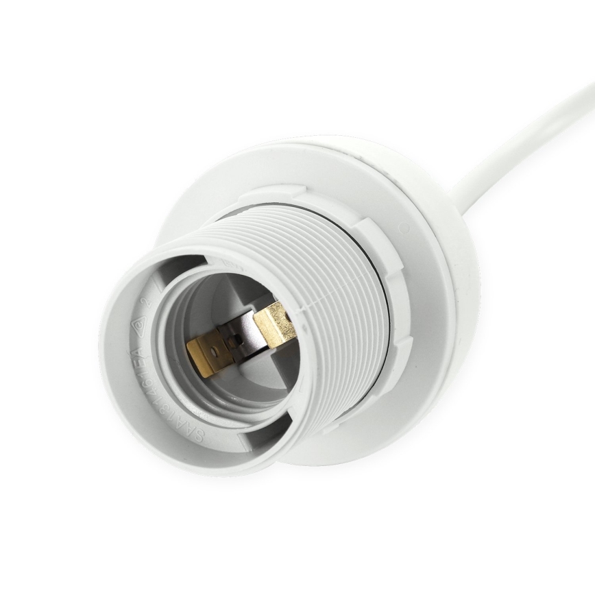 Aigostar - Cordon d'alimentation 1xE27/60W/250V blanc