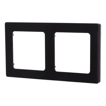 Aigostar - Cornice doppia in plastica nera