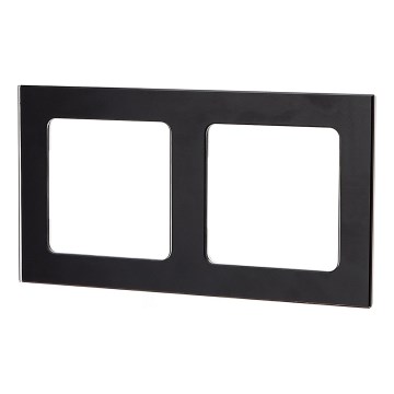 Aigostar - Cornice doppia in vetro nera