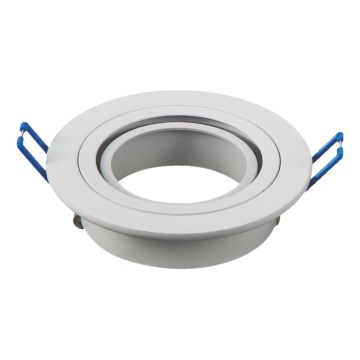 Aigostar - Cornice per faretto da incasso GU10 Ø 9,1 cm bianca