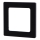 Aigostar - Cornice semplice in plastica nera
