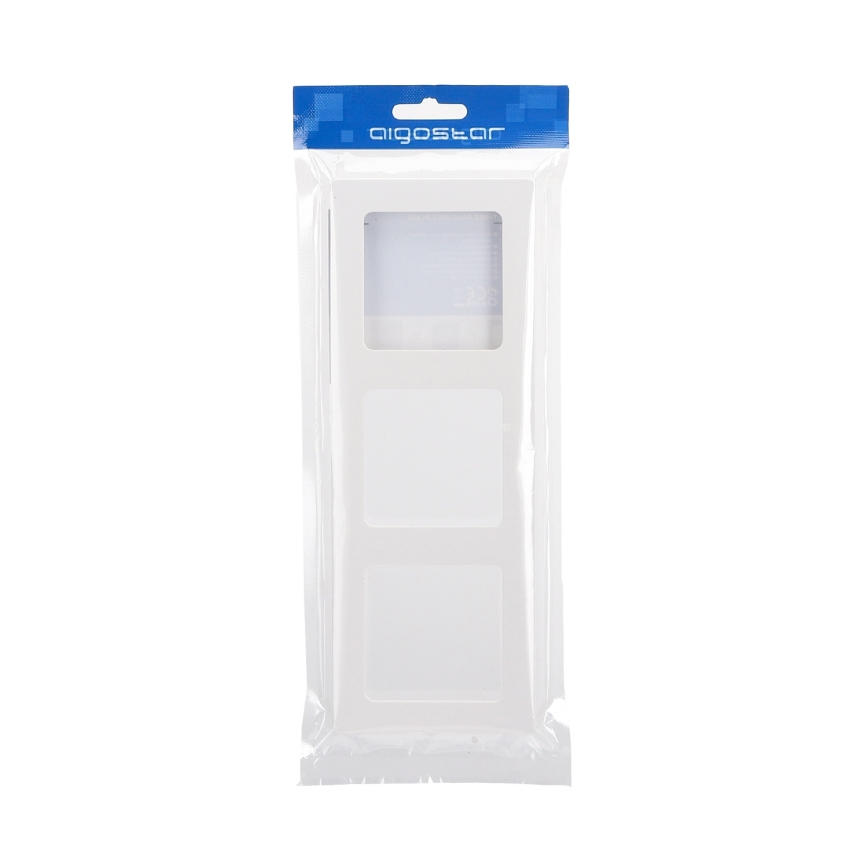 Aigostar - Cornice tripla in plastica bianca