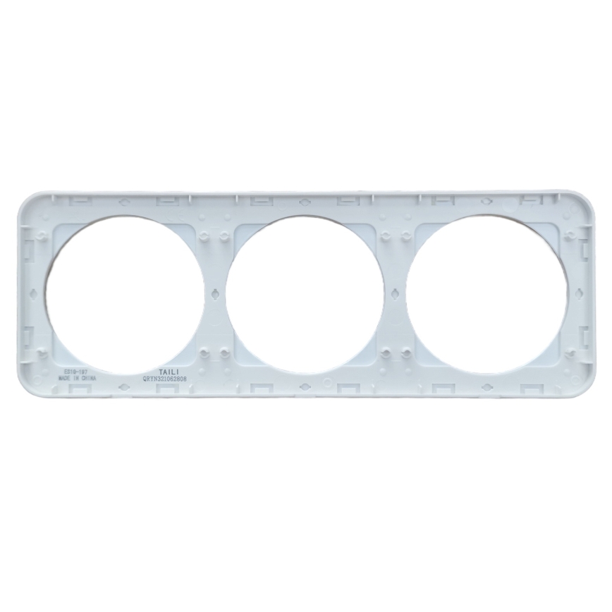 Aigostar - Cornice tripla in vetro, bianca