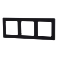 Aigostar - Cornice tripla in plastica nera
