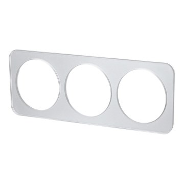 Aigostar - Cornice tripla in vetro, bianca