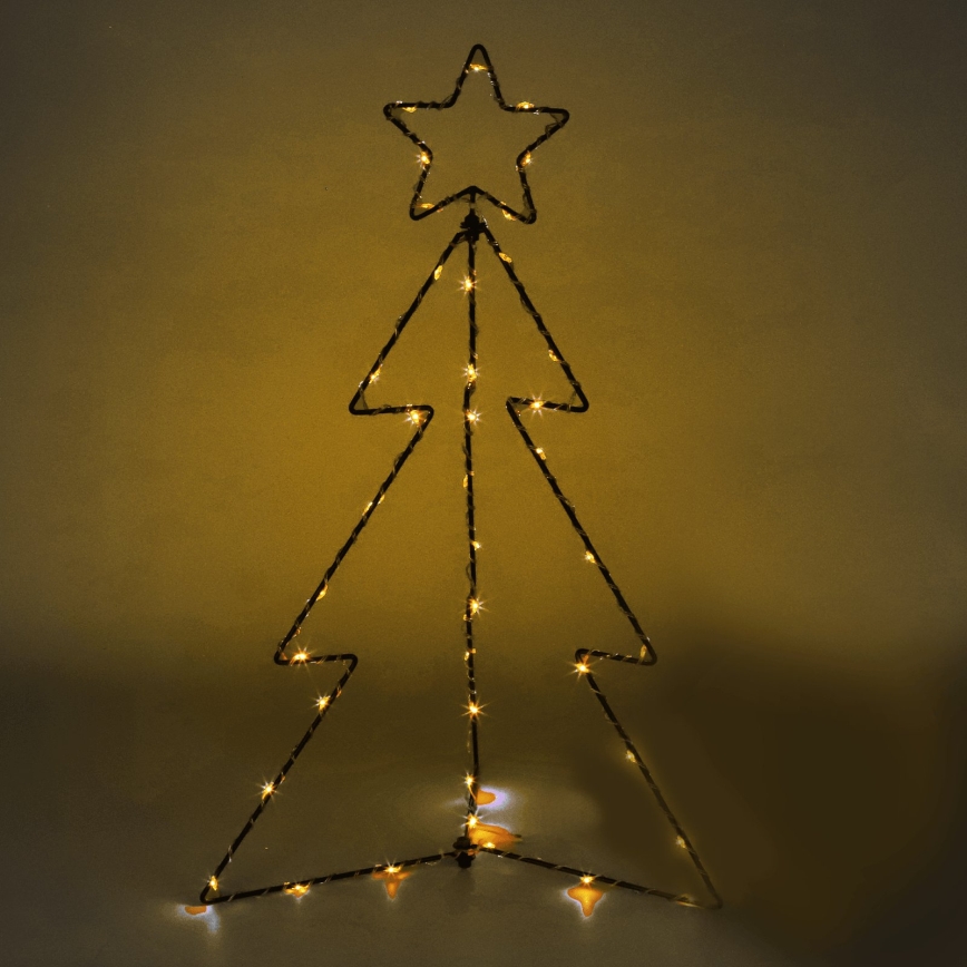 Aigostar - Décoration de Noël extérieure LED/3,6W/230V 40 cm IP44 blanc chaud
