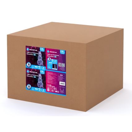 Aigostar-Décoration de Noël extérieure LED/3,6W/31/230V 6500K 90cm IP44 bonhomme de neige